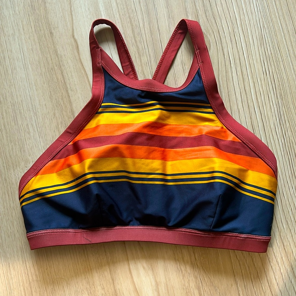 Hurly & Pendleton sports bra/ swimsuit top Small